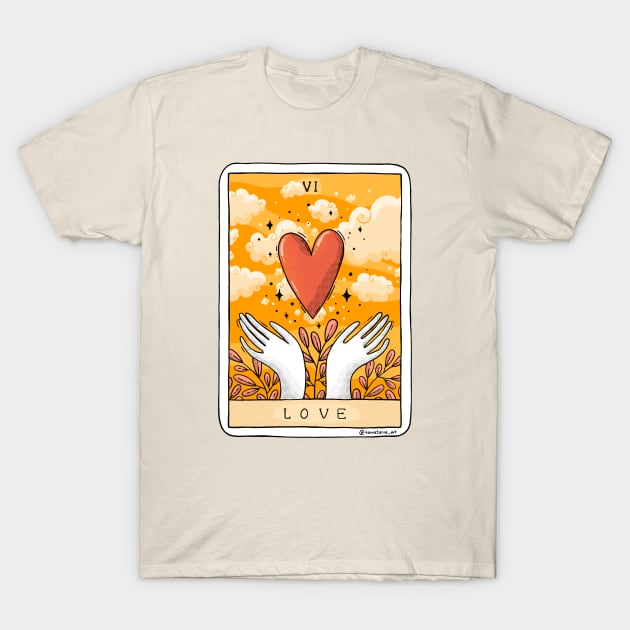 The Love card T-Shirt by Tania Tania